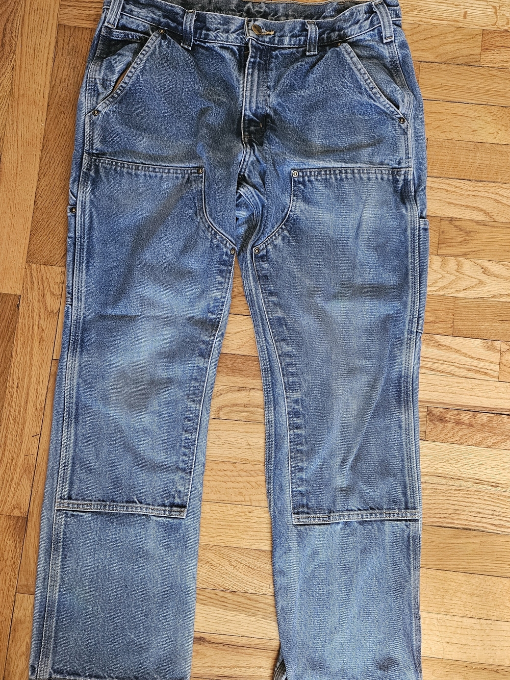 Carhartt Blue Relaxed Carpenter Jeans
